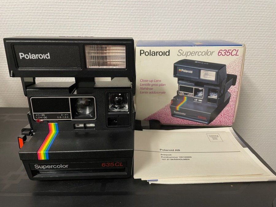 Polaroid Supercolor 635CL Kamera Komplett