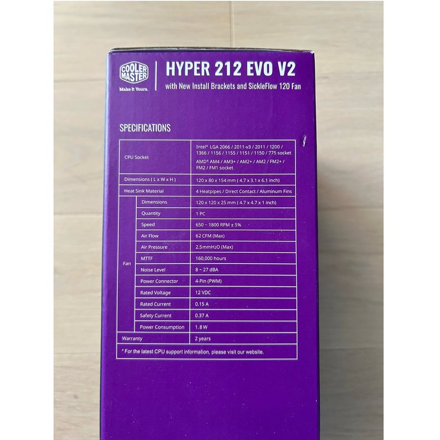 Cooler Master Hyper 212 EVO V2 CPU-kylare