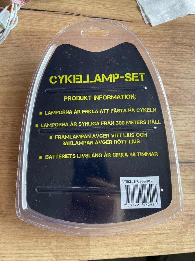 Cykellamp-set