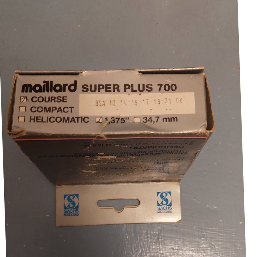 Maillard Super-Plus 700 Frihjul , 6 delad krans