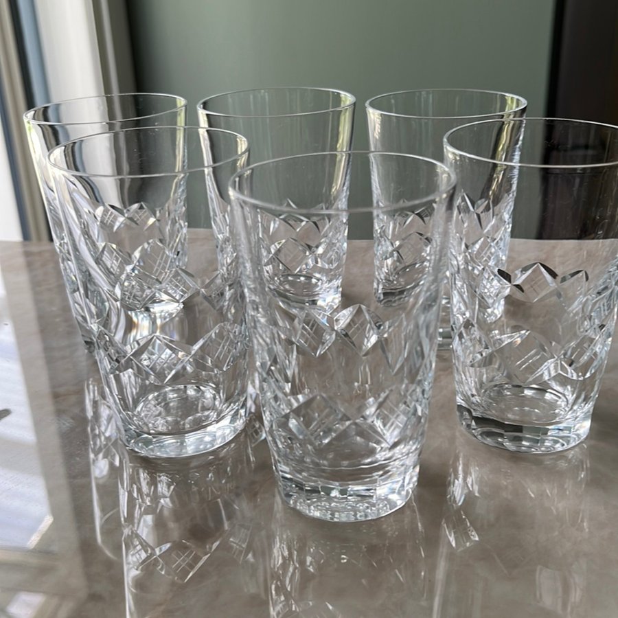 Vattenglas eller selterglas, AB Samuelsson glas, Kosta