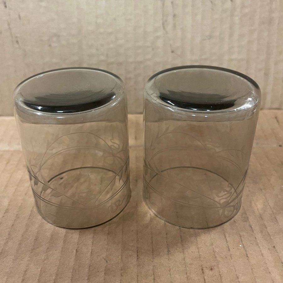 Rejmyre Rökfärgade Antika Tumbler glas