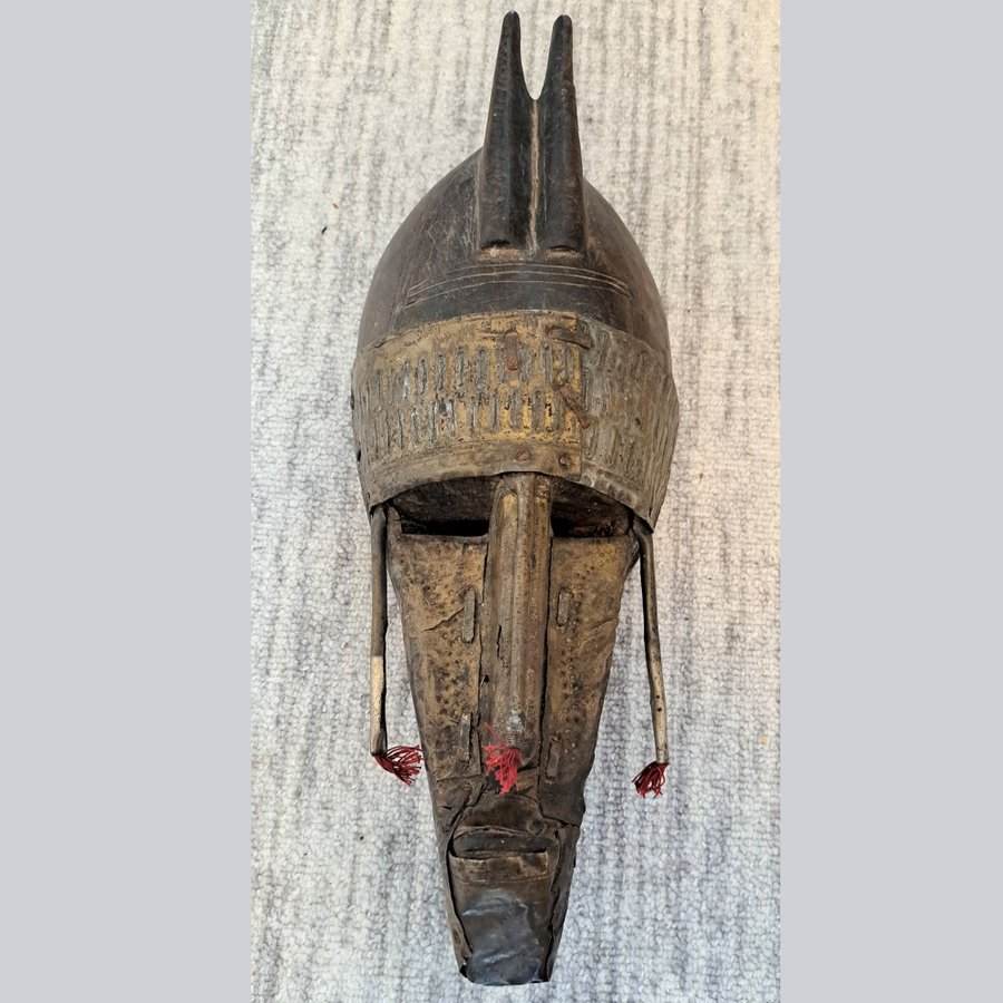 Afrikansk Mask. Mali - Marka/Warka. Retro hantverk.