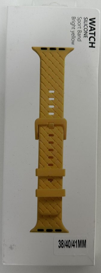 Apple Watch Silikon Armband - Bright Yellow 38/40/41mm