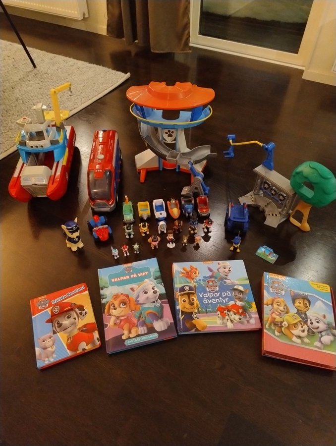 STORT PAKET Paw patrol leksaker