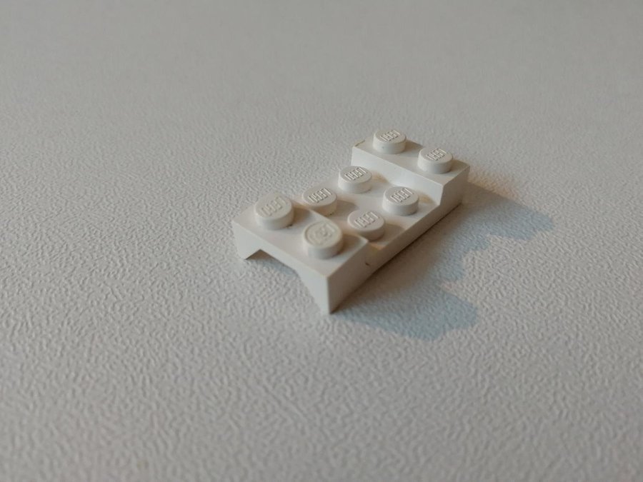 Lego - del till fordon - hjulhus - 2x4 - part 3788 - vit