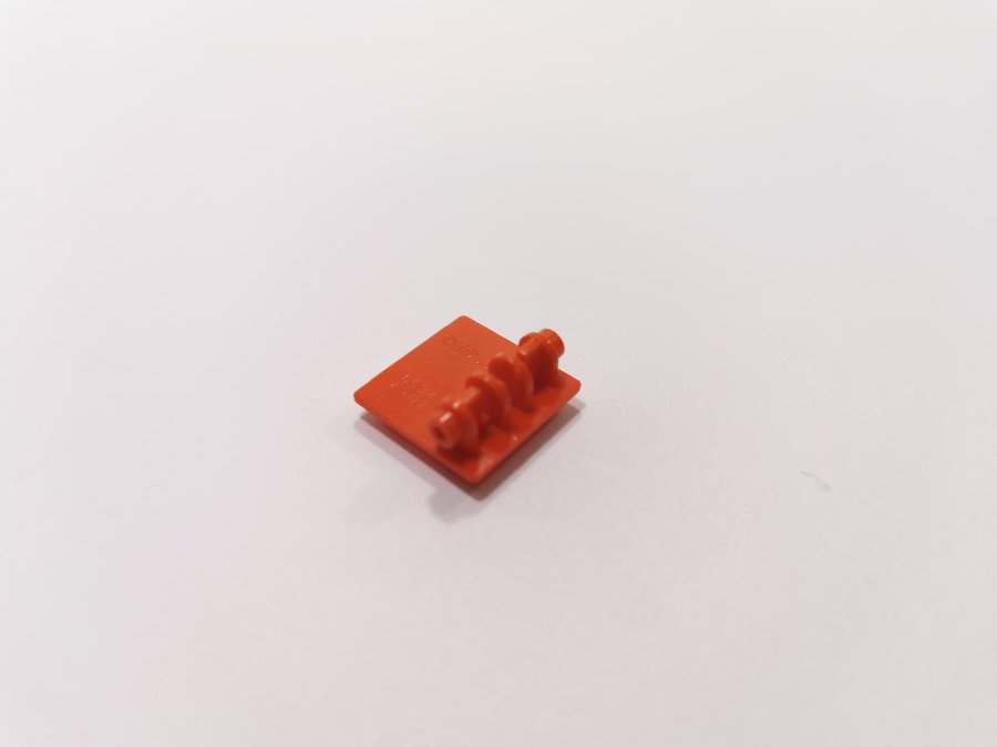 Lego - hinge - top plate - ledad - 2x2 - part 6134 - röd