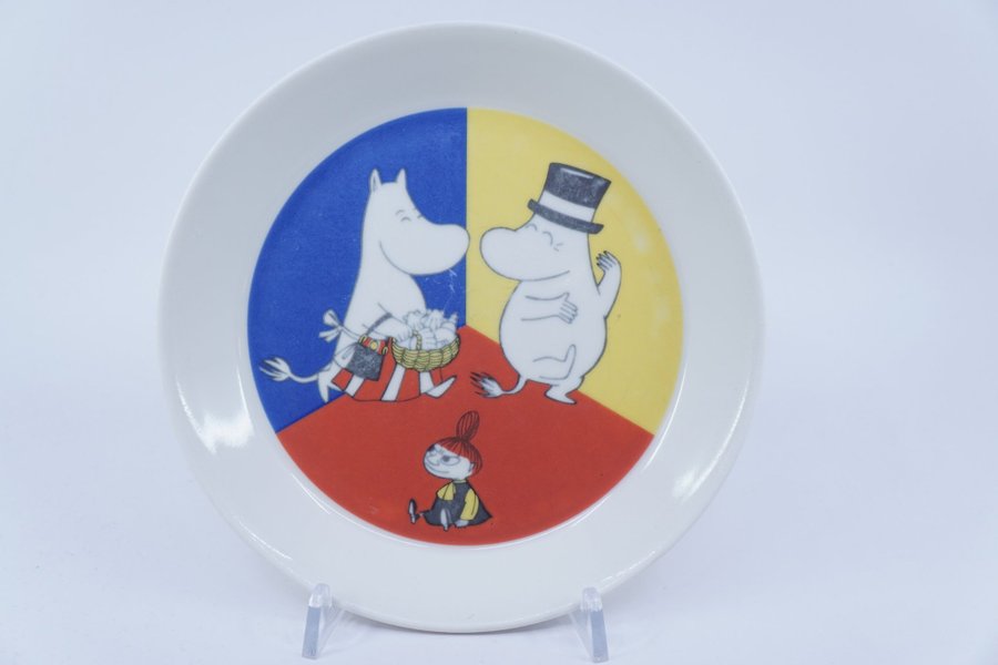 Mumintallrik Familjen 2-sidig / Moomin Plate Family 2-sided