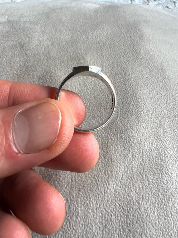 Äldre silver ring med finska stämplar