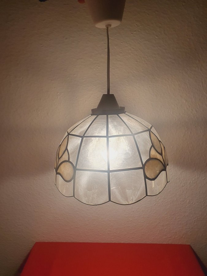 Retro Vintage Taklampa Snäckskal Kökslampa Hallampa Hänglampa