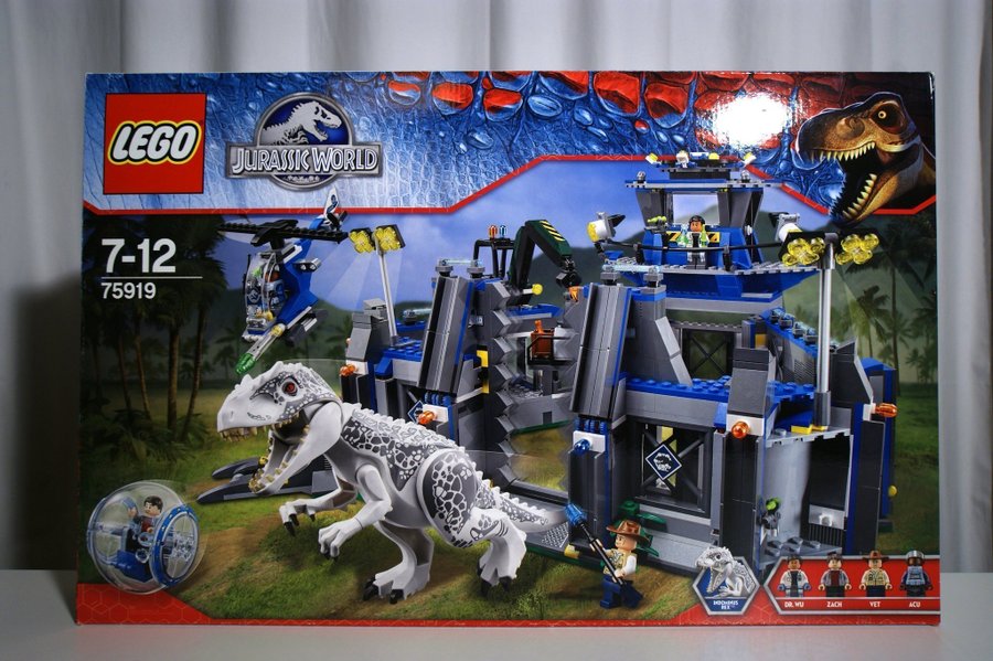 LEGO 75919 Jurassic World Indominus Rex Breakout Oöppnad