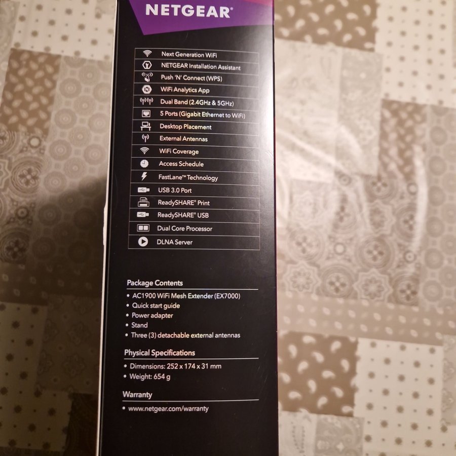 NETGEAR Nighthawk WiFi Mesh Extender EX7000