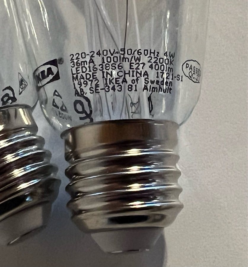 LED  halogen lampor blandat G9 - G24d - E27 - Nytt  beg