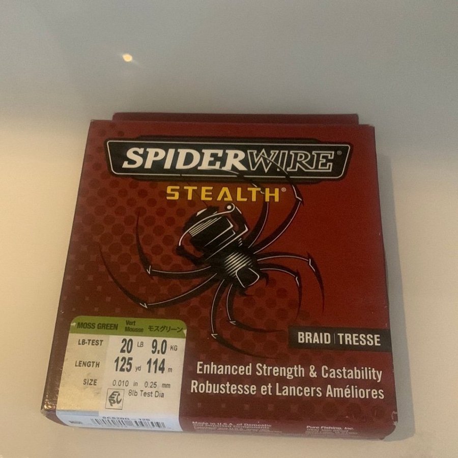 Spiderwire stealth flätlina 0.25 mm