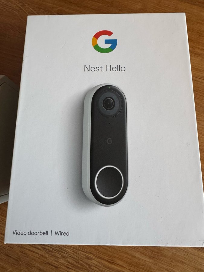 Google Nest Hello - Wired utan väggfäste!