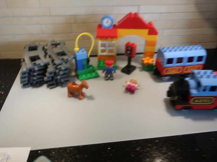 Lego - Duplo - Tågbana - Ångtåg - Batteridrivet - Komplett 10874