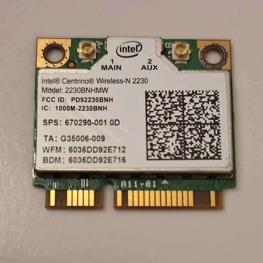 Intel Centrino Wireless-N 2230BNHMW