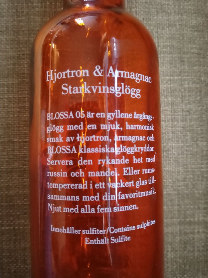 BLOSSA GLÖGG 05, 2005. 200ml