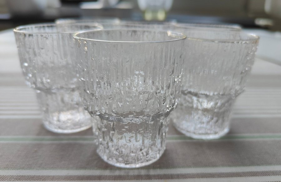 Snapsglas PAADAR Iittala Finland (Tapio Wirkkala) 6st