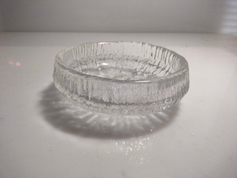 Fin klassisk glasskål LunariaTapio Wirkkala Iittala