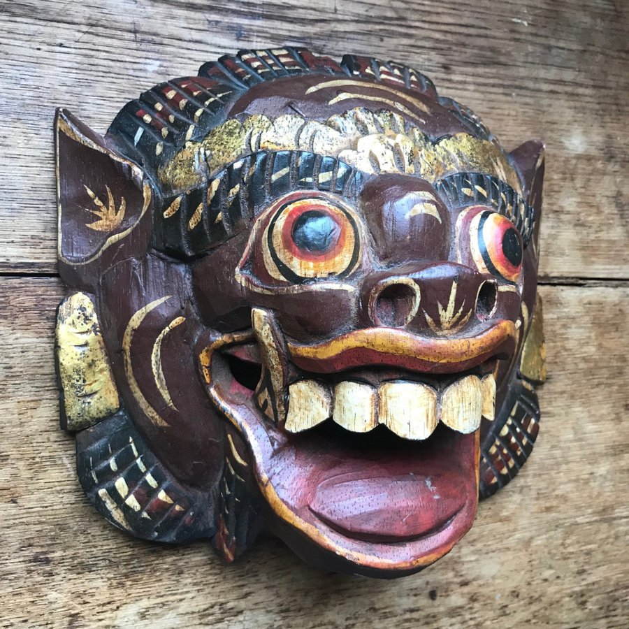 Barong mask från Bali