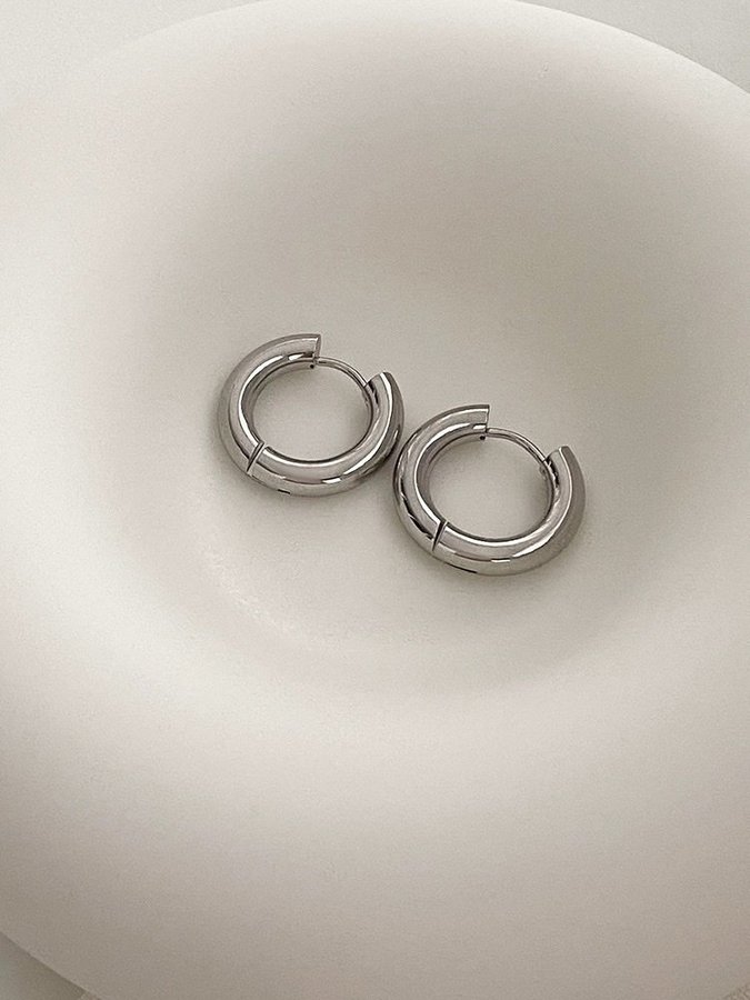 Chunky hoops i stål  2cm