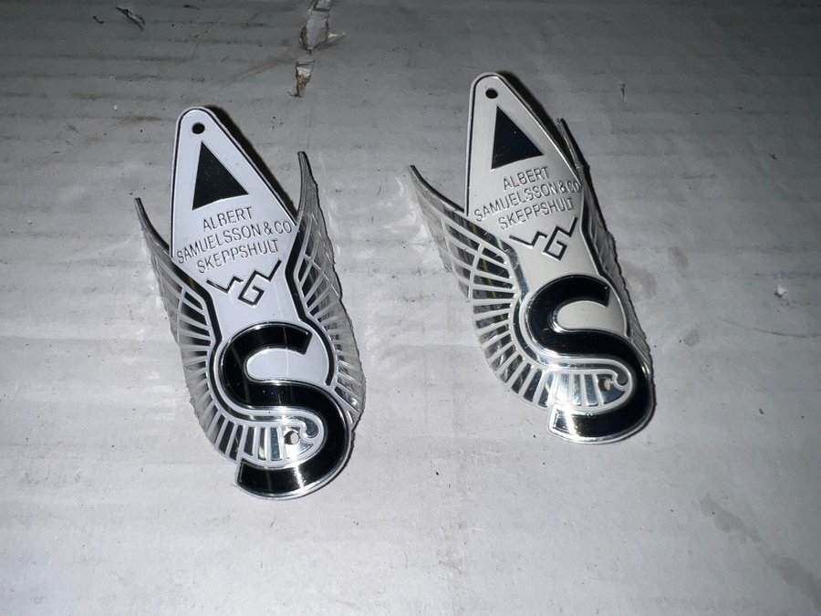 2st Skeppshult front emblem till cykel