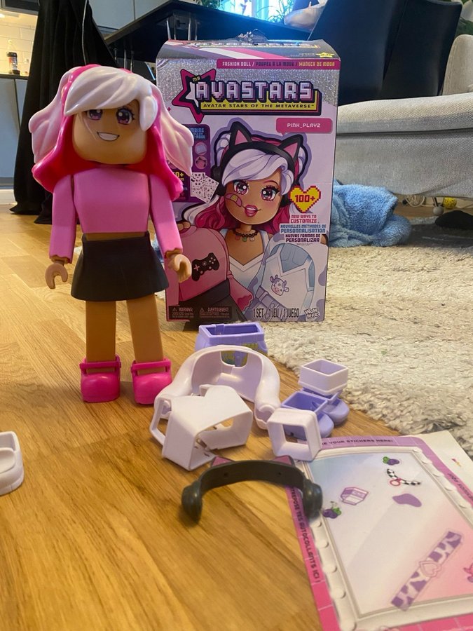 My Avastars Pink_Playz Doll 28cm Roblox