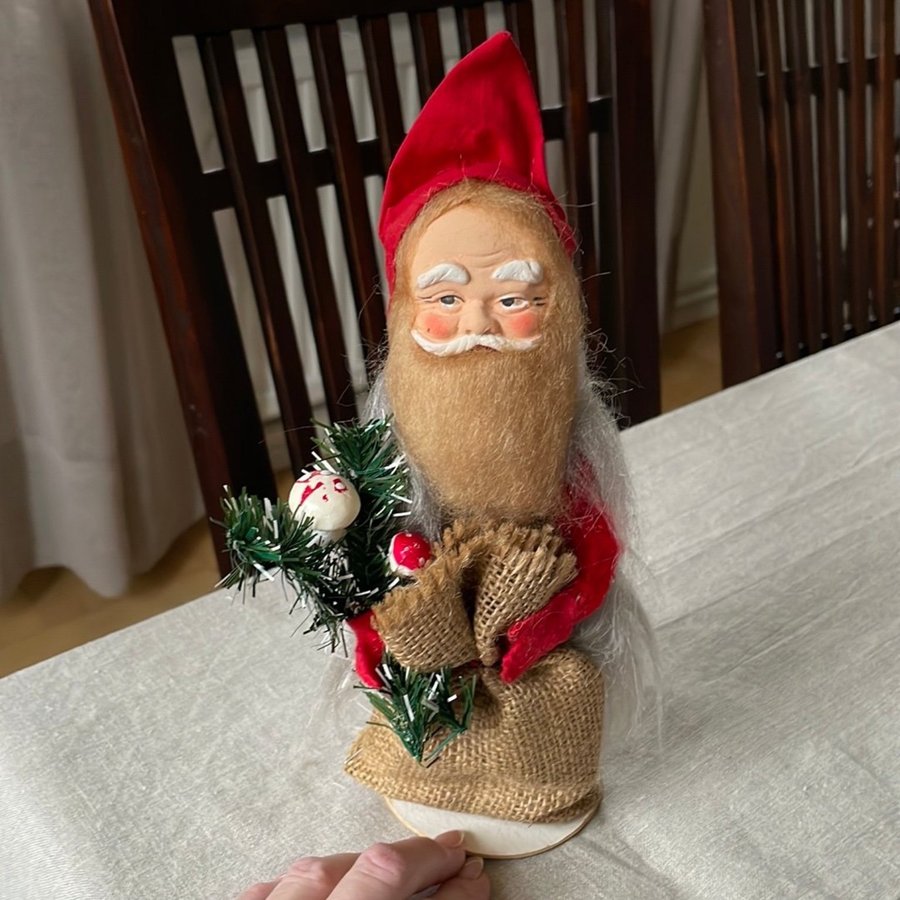 ANTIK 30/40-Tal 27cm TOMTE JULTOMTE Julpynt Julsaker Jul