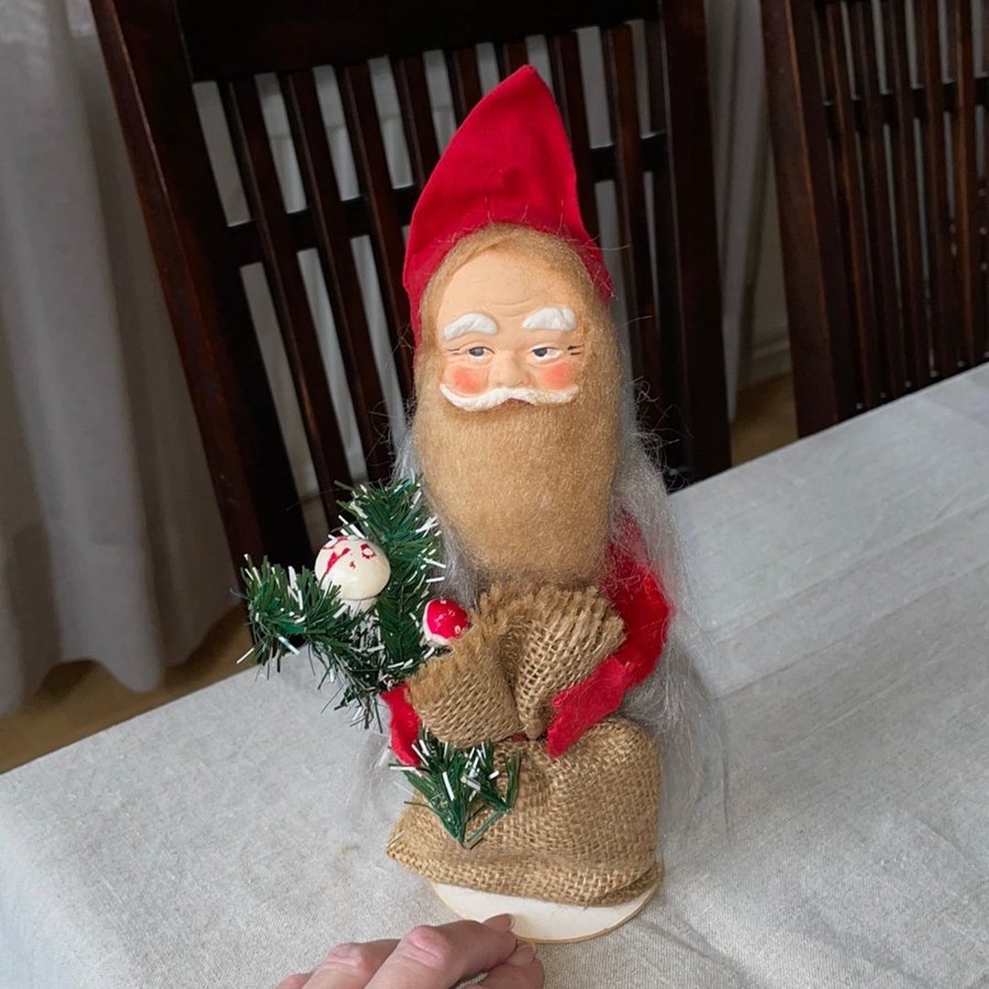 ANTIK 30/40-Tal 27cm TOMTE JULTOMTE Julpynt Julsaker Jul