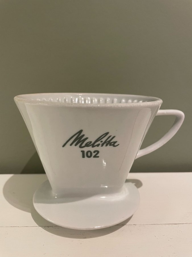 Melitta filterhållare 102 i porslin Retro