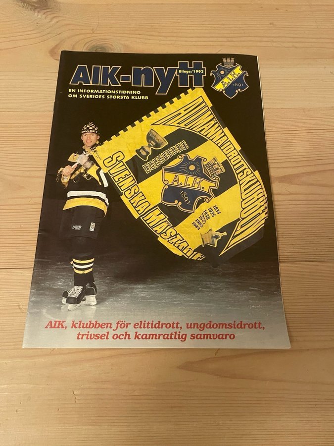 AIK-Nytt - Bilaga 1993 fanzinet