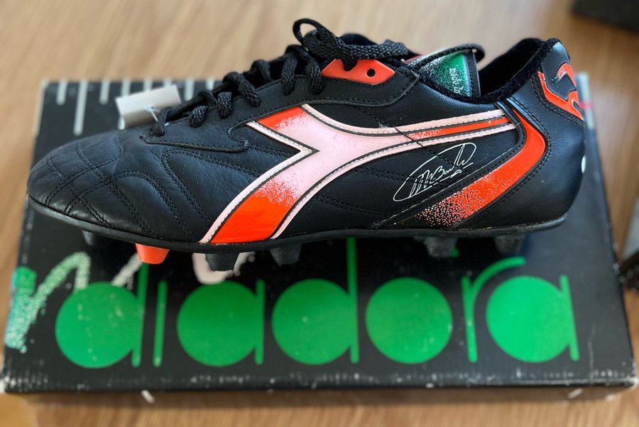 Diadora Marco Van Basten-edition. Fantastisk vintage/retrosko!