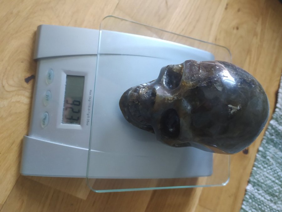 Labradorit Skalle Döskalle Kristallskalle 923 gram