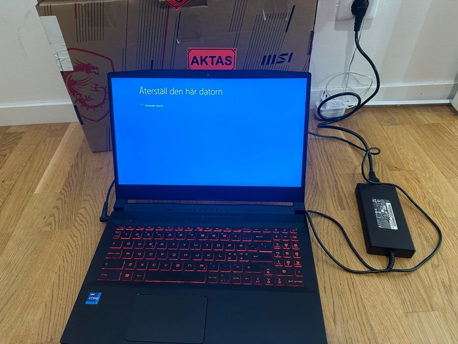 MSI Katana GF66 11UG i7 RTX 3070 16 GB RAM 512 GB SSD 144Hz Som Ny