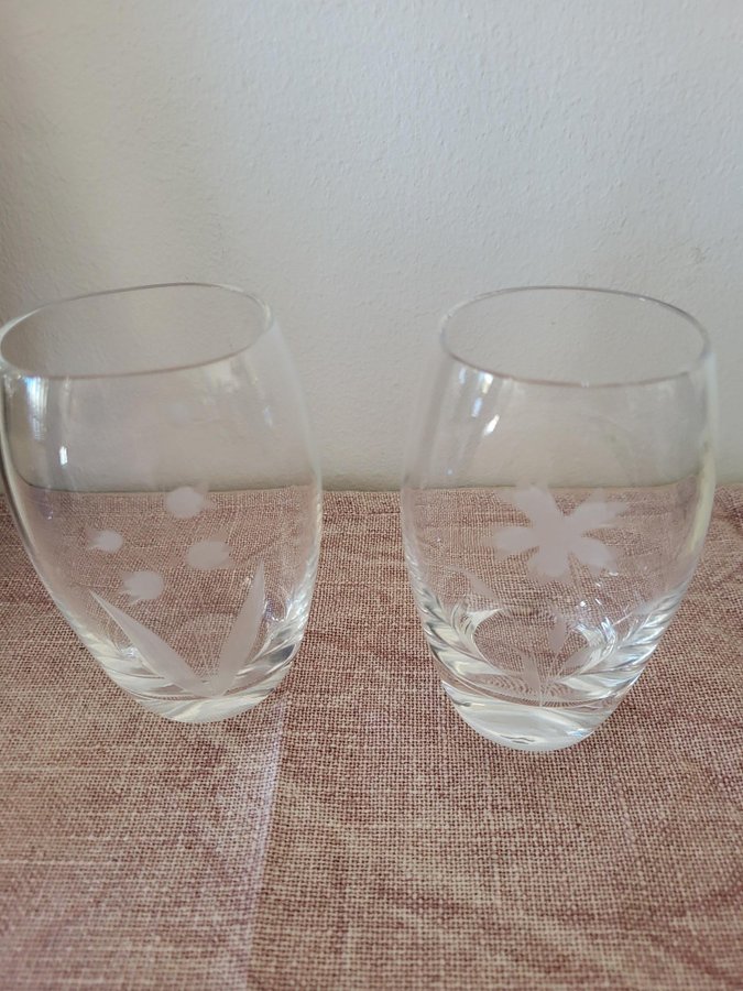 2st, glasvas, Johanfors glasbruk, Småland, Sverige, vintage 60-tal