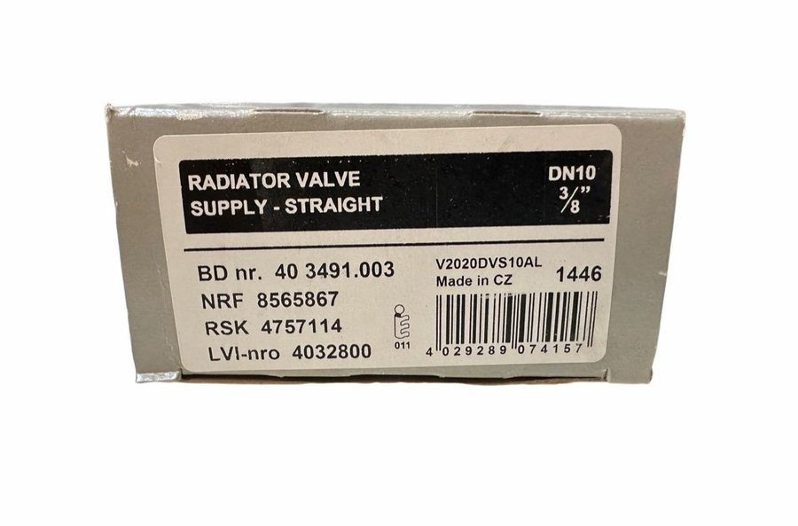 Altech Radiatorventil rak DN10/M22 x R10 Mässing/EPDM/plast