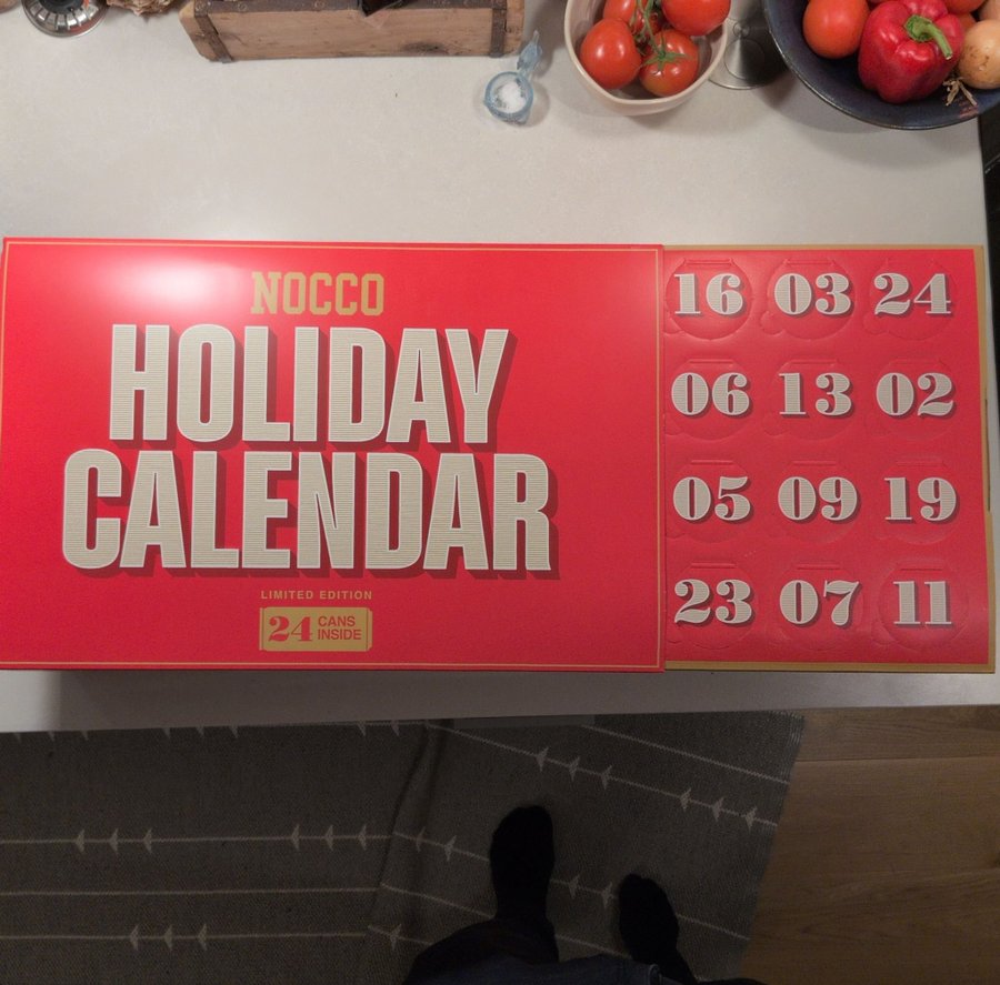 Nocco Julkalender 2024 Holiday Calendar 2024