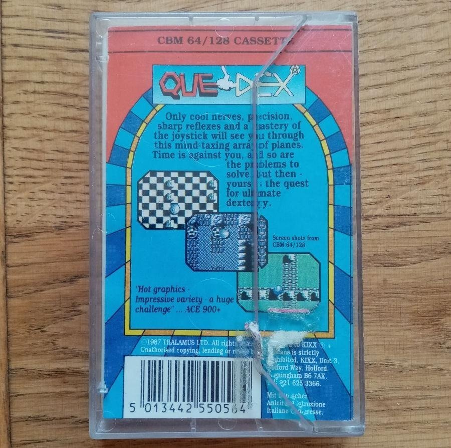 Que Dex (Kixx - Thalamus) - Commodore 64 / C64 Spel