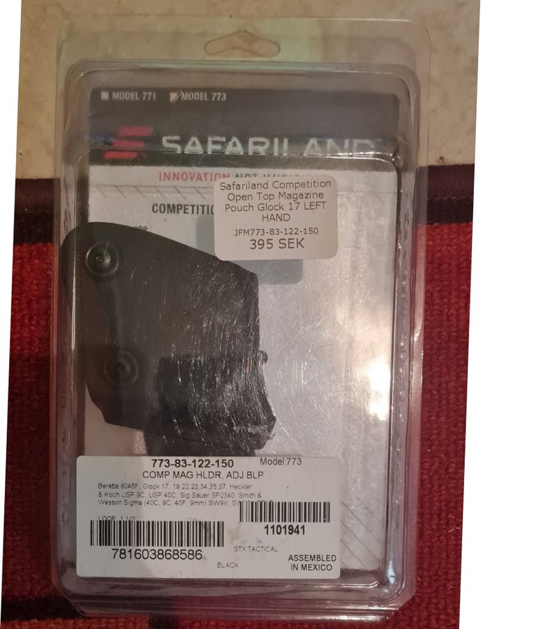 Safariland Competition Open Top Magazine Glock 17 LH