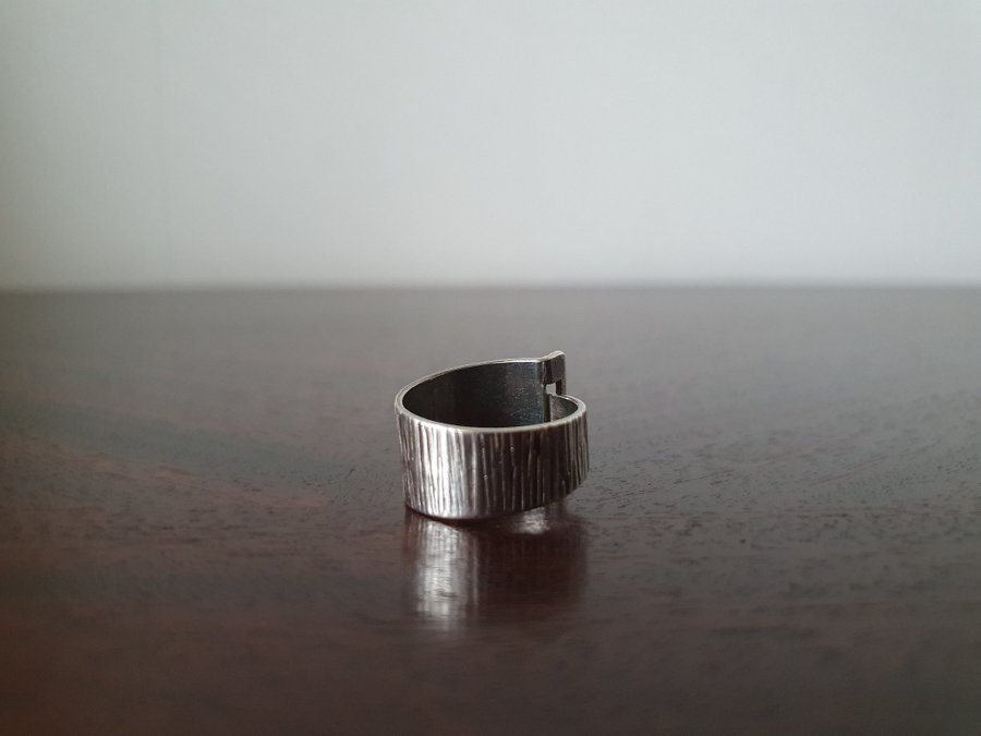 Silver Ring 925S Finland Str 17 Vikt 7,1 gr Stämplad