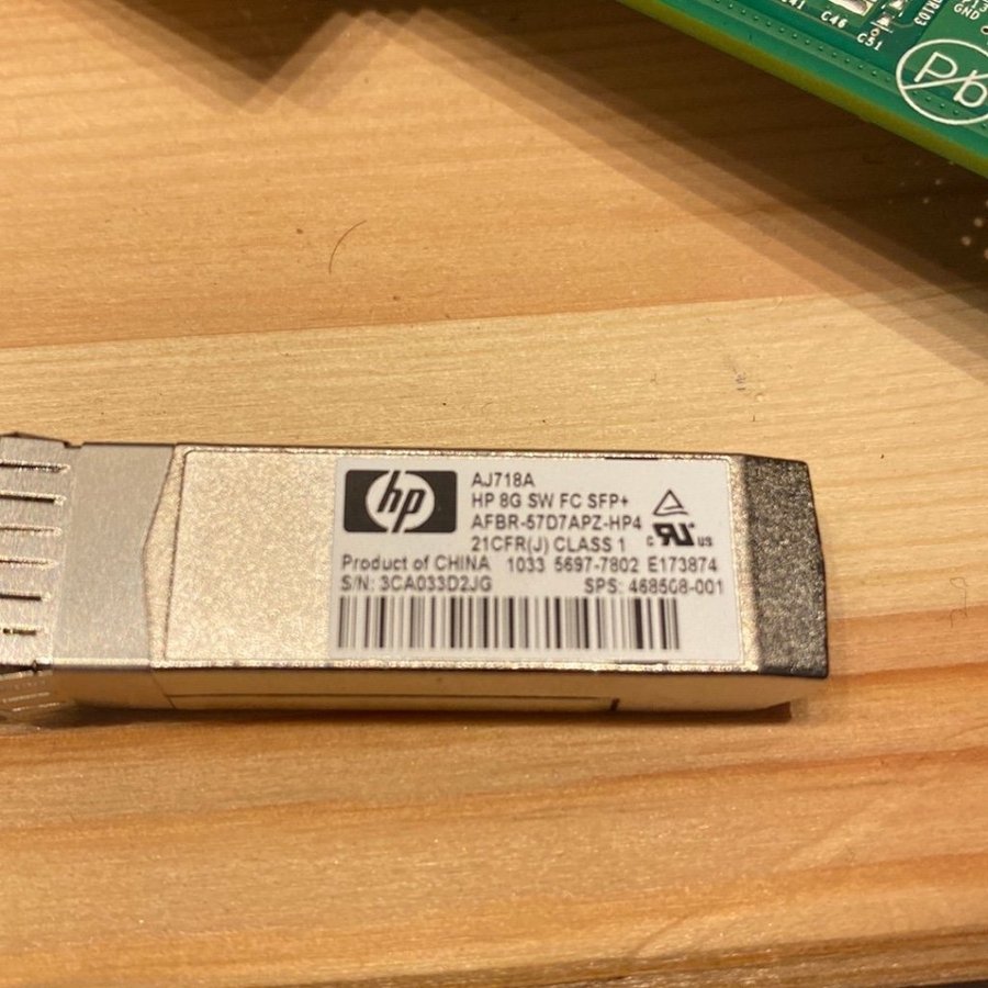 HP 8G SFP+ nätverkskort