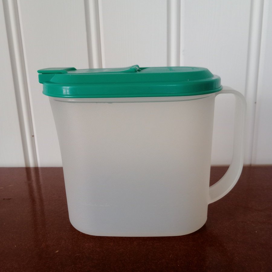 Tupperware modulettkanna 1,3l modulett kanna grönt lock