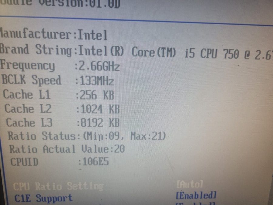 ASUS P7H55-V + Intel Core i5-750 + 8gb