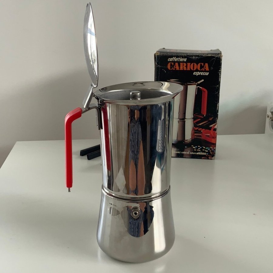 Caffetteria Carioca espresso 6 koppar retro Itlay