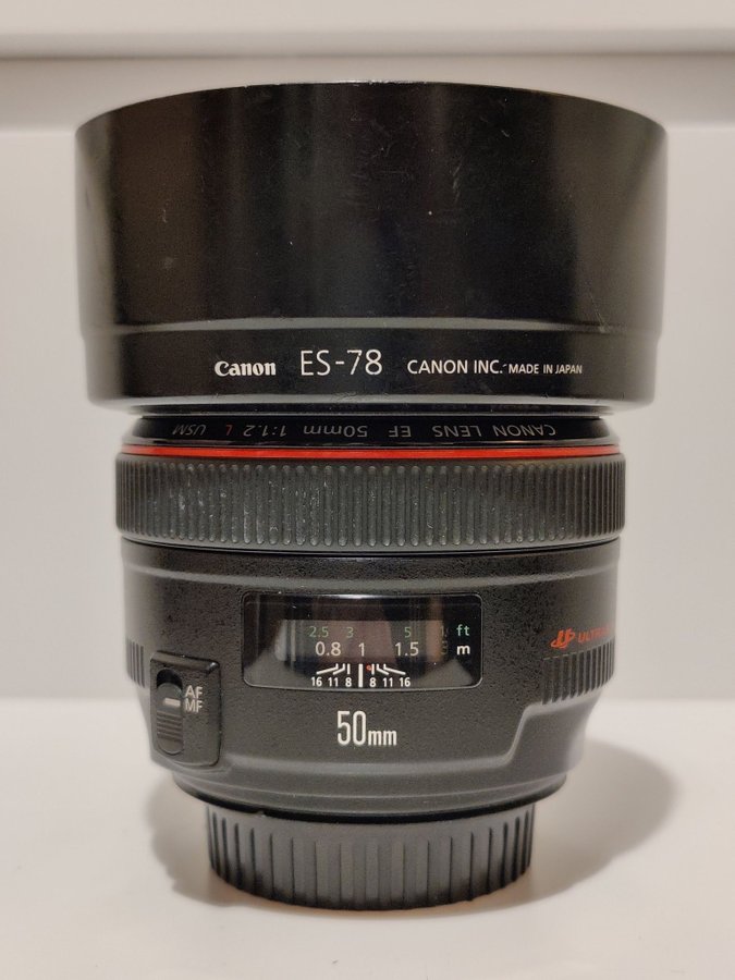 Canon EF 50mm f1.2 L USM