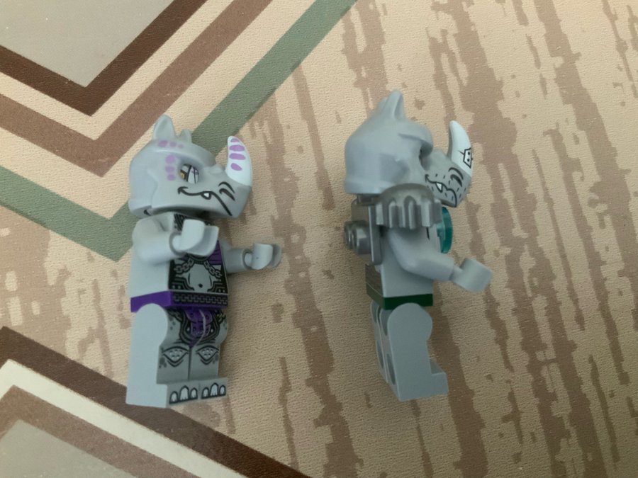 2 st LEGO Minifigurer - Rhino Warriors