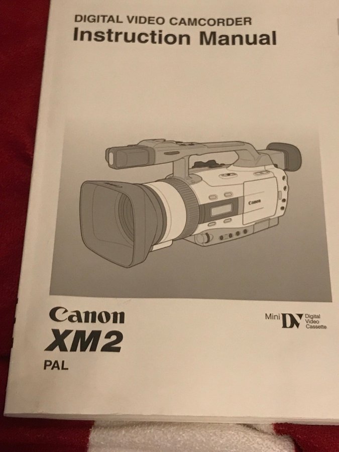 Canon XM2 Digital Video Camcorder 3 CCD * fjärrkontroll * alla tillbehör * 2 bat