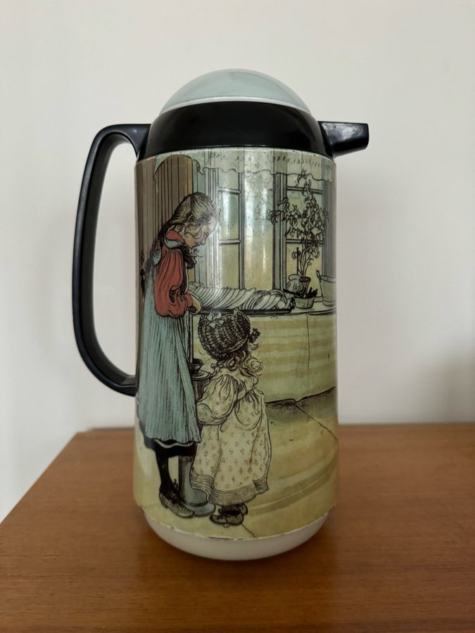 Carl Larsson termos Tv-kanna kanna te kaffe kaffetermos retro vintage kanna tv