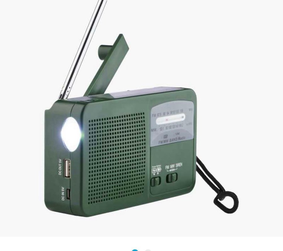 Biltema Solcellsradio